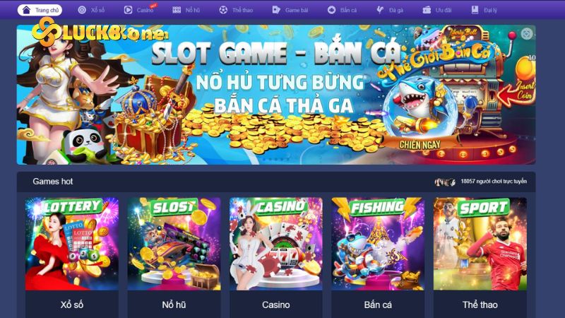 Nhiều game cược được Luck8 triển khai mỗi ngày vô cùng hấp dẫn