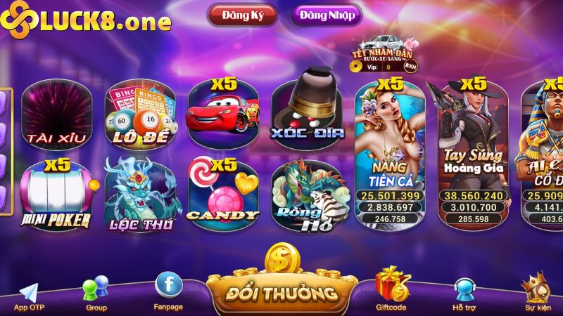 Tổng hợp top 4 game nổ hũ hot hit nhất Luck8