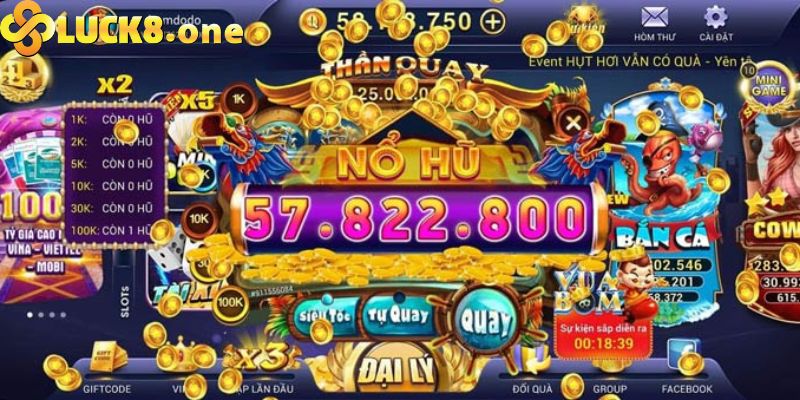 Tìm hiểu game nổ hũ quốc tế Luck8